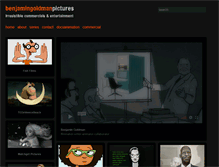 Tablet Screenshot of benjamingoldmanpictures.com